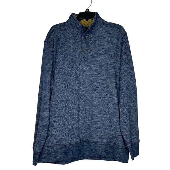 GH Bass & Co Sweatshirt Men’s Blue Long Sleeve Cotton Blend Pullover Size XL - Picture 1 of 8